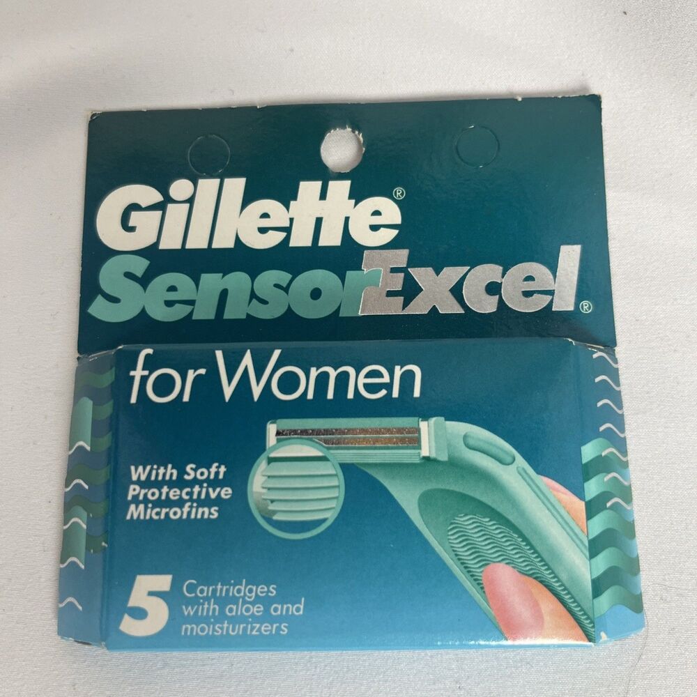 Gillette for Women Sensor Excel Cartridges - Pack of 5 Sealed